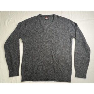 Vintage Robert Bruce Sweater‎ Mens Gray V Neck Made USA Large